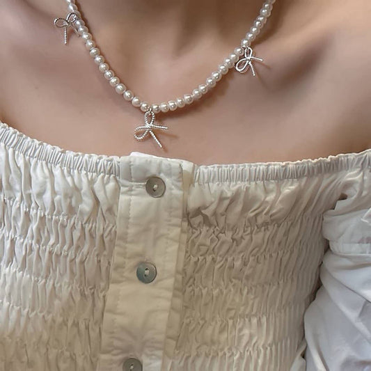 VERSATILE HIGH-END RETRO BOW NECKLACE FOR WOMEN