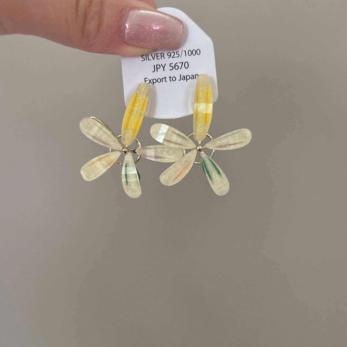 CRYSTAL JASMINE FLOWER EARRINGS