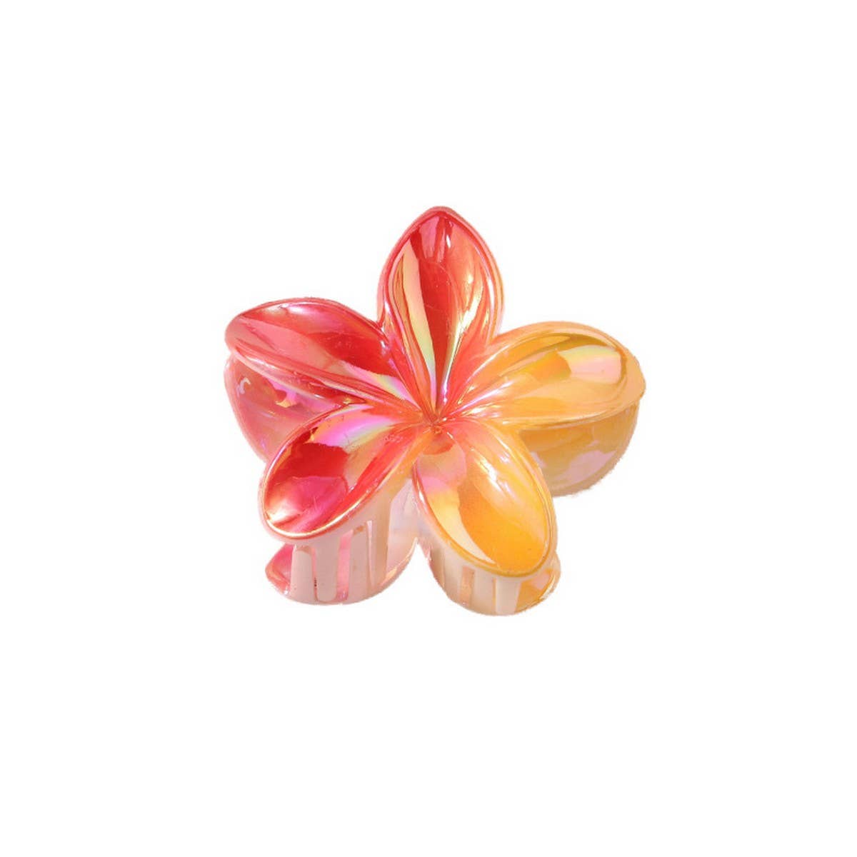 Egg Flower Gradient Hair Claw ? Stylish & Elegant