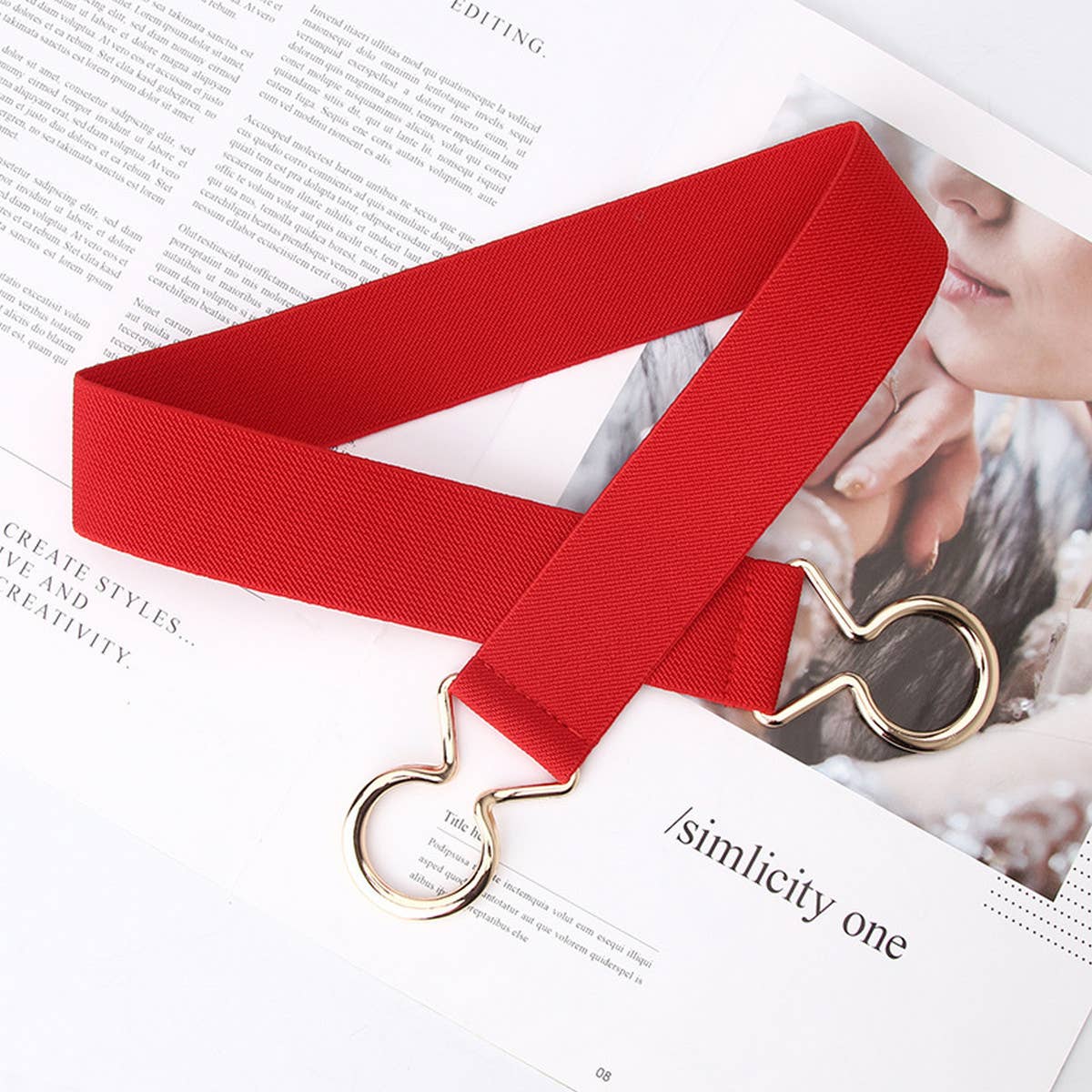 CWABE0917_FASHION ELASTIC WAIST BELT