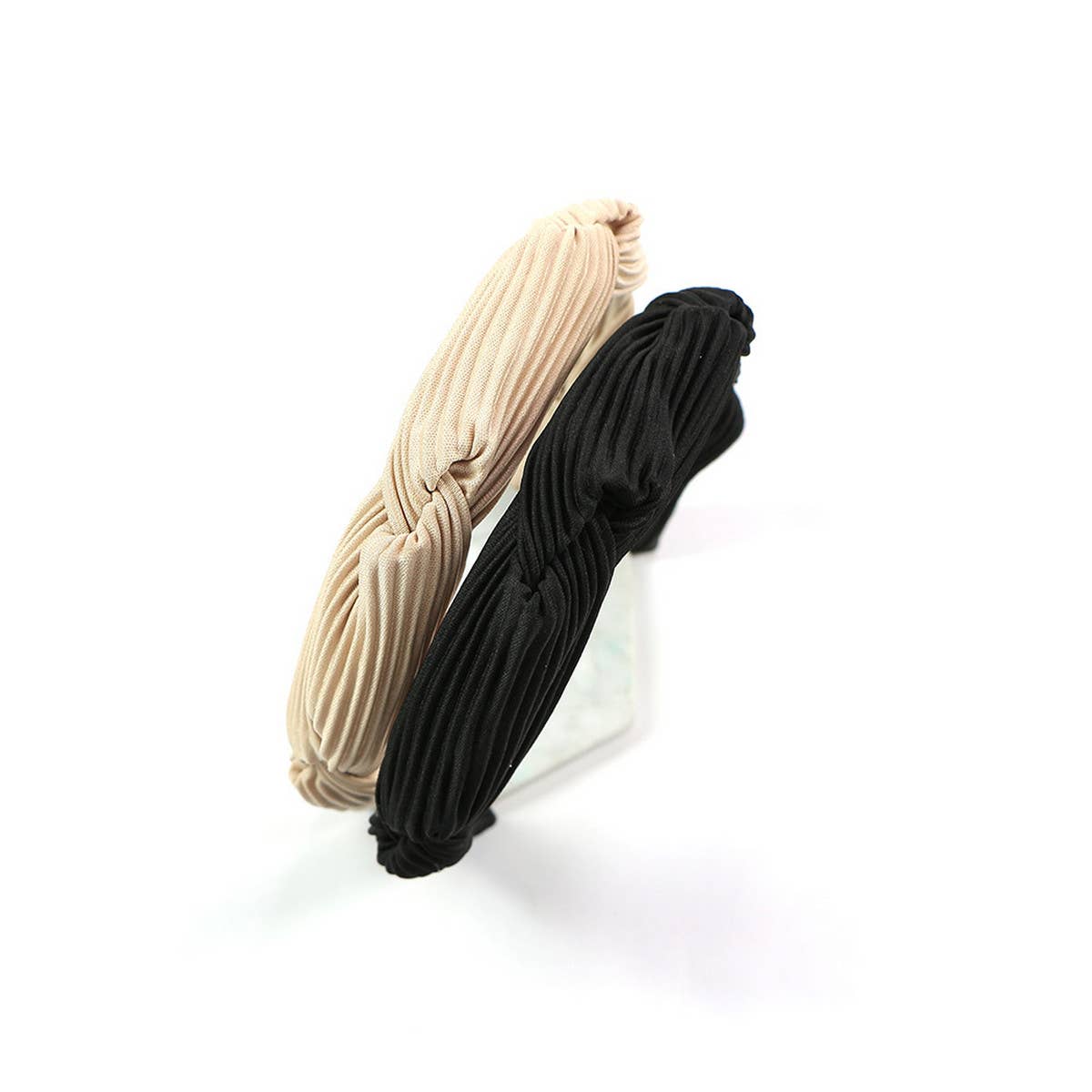 RETRO CRUMPLED GEOMETRIC HEADBAND_CWAHA0983