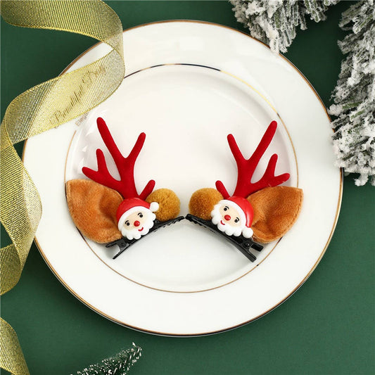 CHRISTMAS CUTE ELK ANTLERS HAIRPIN