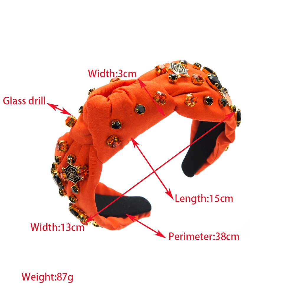 HALLOWEEN RHINESTONE BALL HEADBAND
