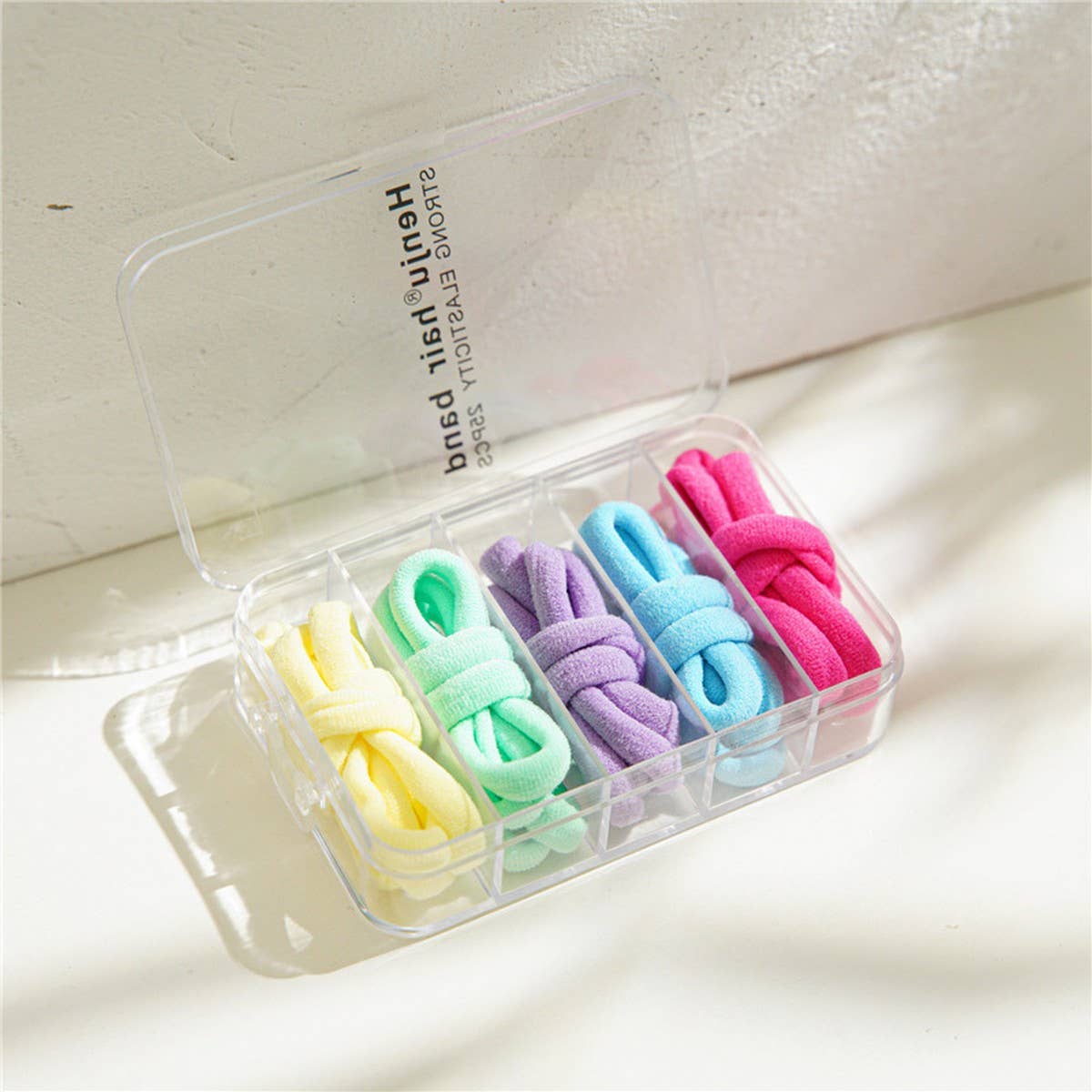 1BOX/25PCS ELASTIC HAIR TIES CANDY COLOR HAIRBANDA_CWAHA1109