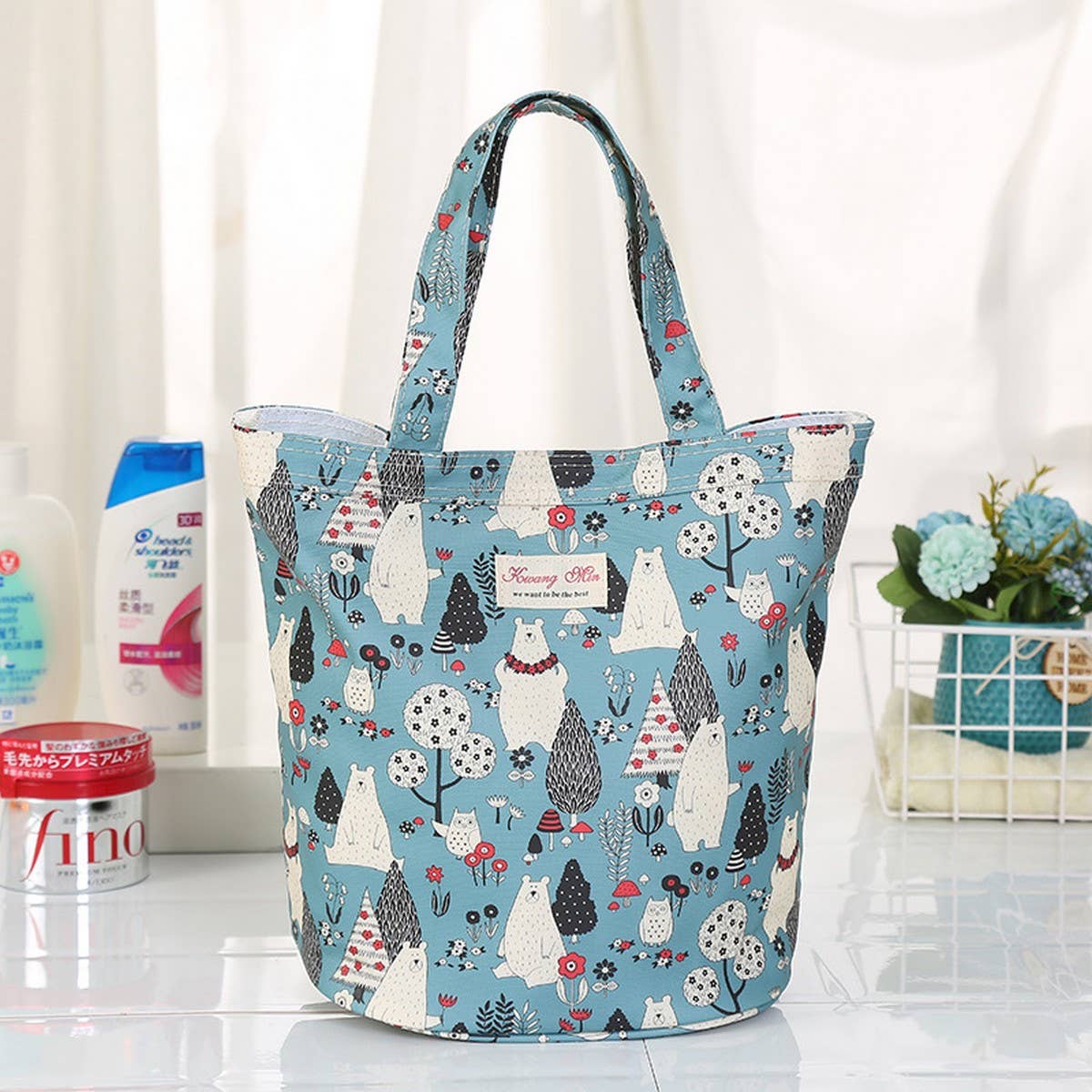 LEISURE TRAVEL BREATHABLE MESH HANDBAG WASH BAG_CWAB1727