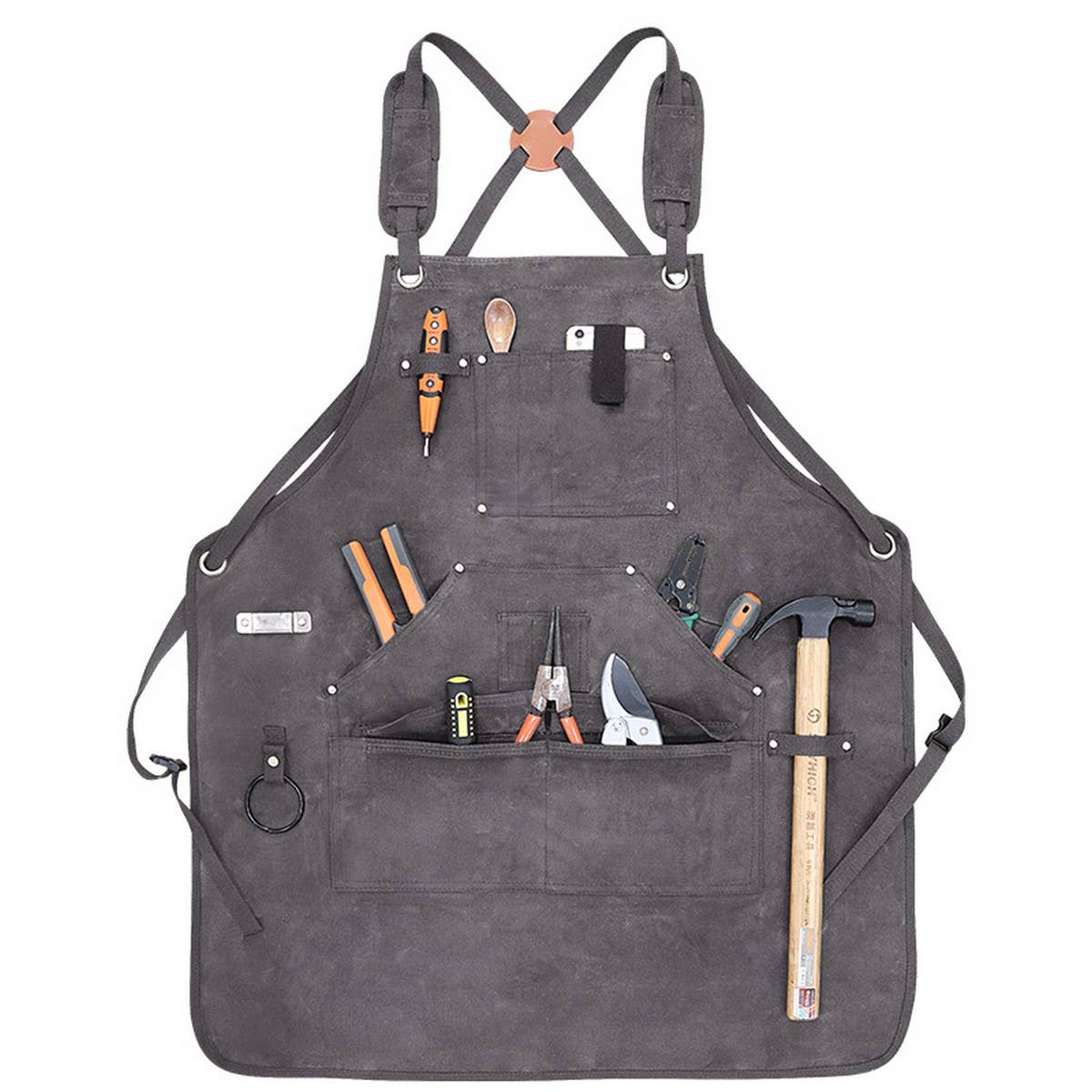 CWMM1819_Canvas Apron Multi-Functional Work Apron