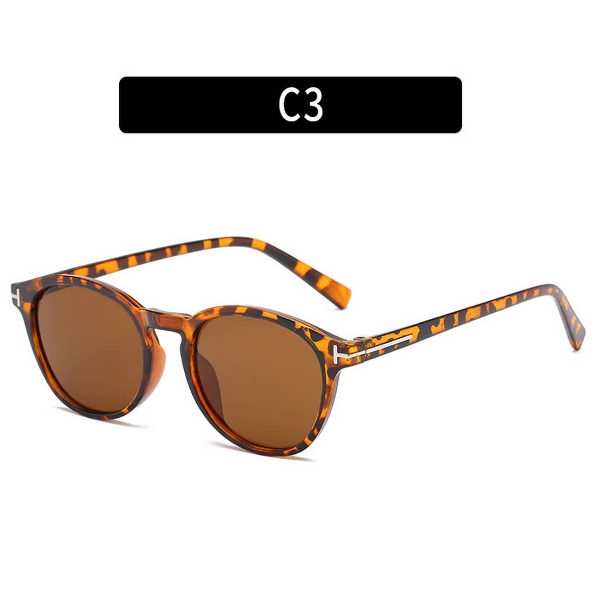 NEW FASHION RETRO ROUND FRAME SUNGLASSES
