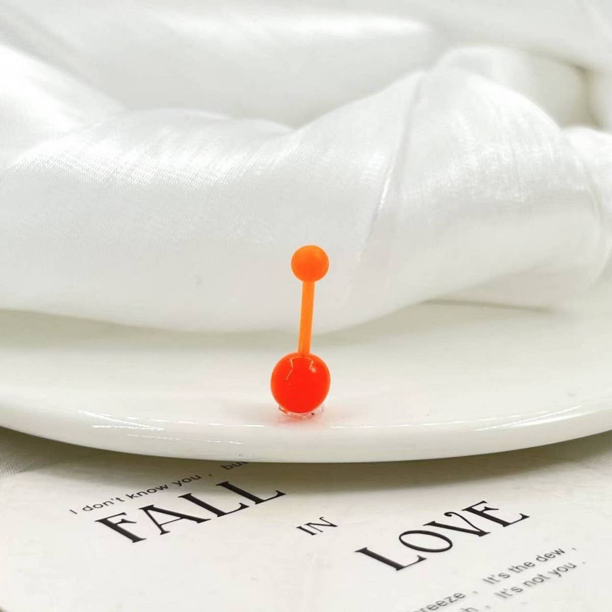 Glow in Dark Belly Ring ? UV Flexible Bar