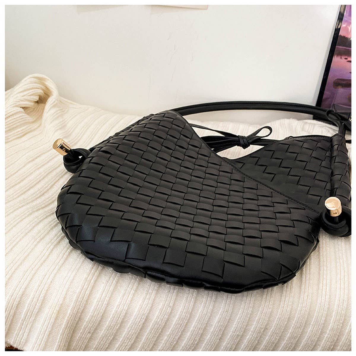 HAND-WOVEN BAG STYLISH STRAW ARMPIT BAG FOR WOMEN_CWAB1913