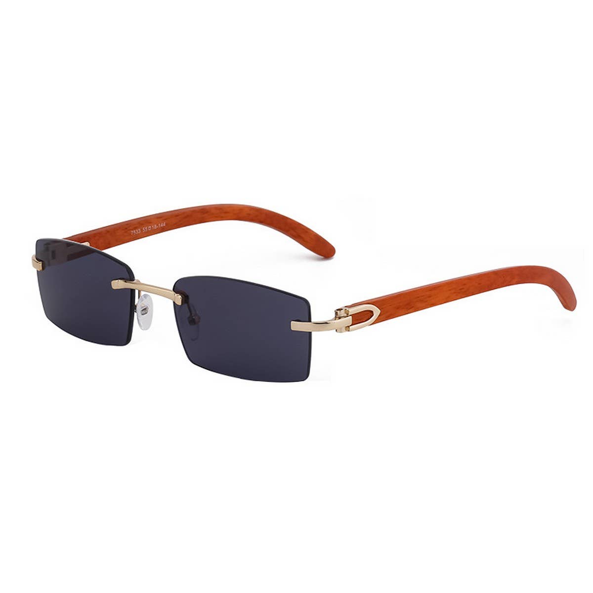 OCEAN FLAKE DIAMOND CUT FRAMELESS SUNGLASSES_CWASG0589
