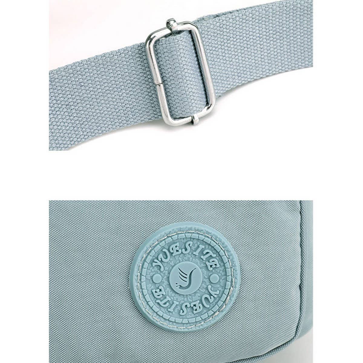 SIMPLE FASHIONABLE NYLON CROSSBODY SHOULDER BAG_CWASC1734