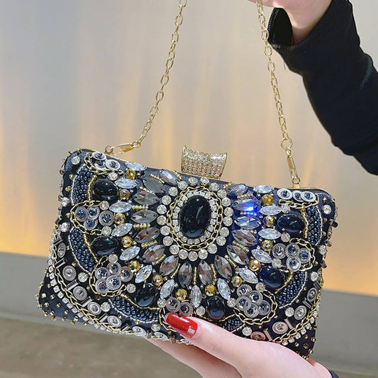 HIGH-END HANDMADE NICHE BEADED CLUTCH_CWAB2521