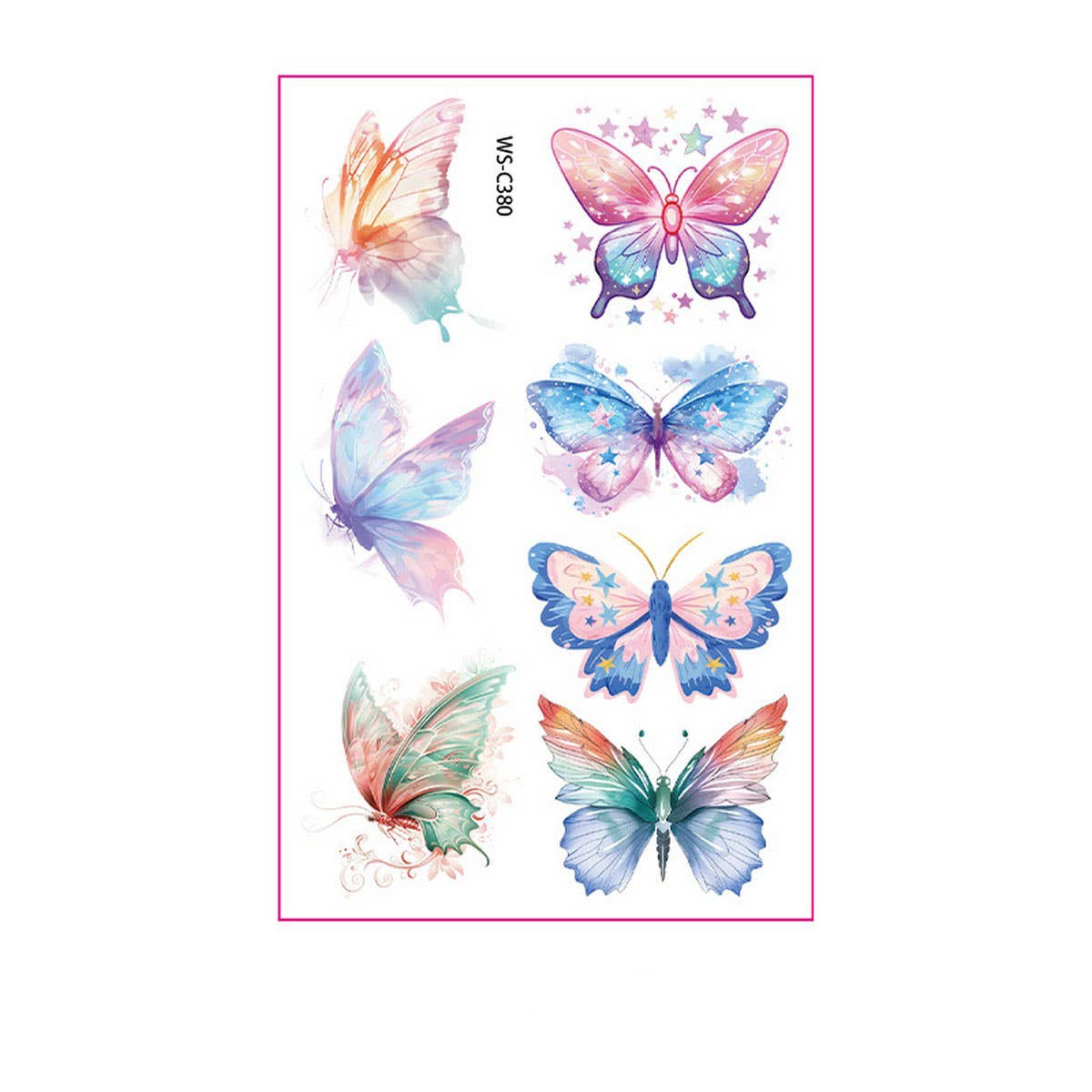 Butterfly Tattoo Stickers for Girls ??Party Fun_CWMM8375