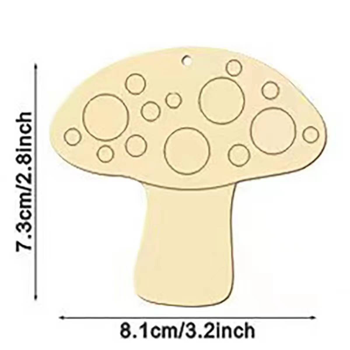 CWMM8559_PLANT AND INSECT SHAPED DIY SMALL WOODEN PENDANT