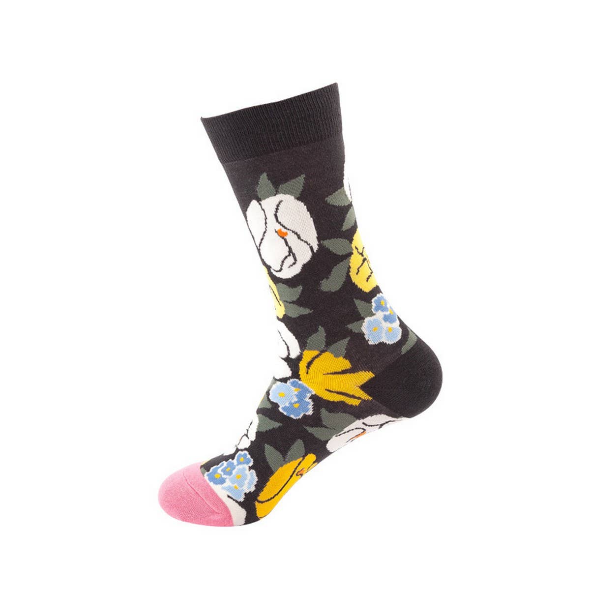 FASHION PERSONALIZED PRINTED MID-CALF SOCKS_CWMS1013