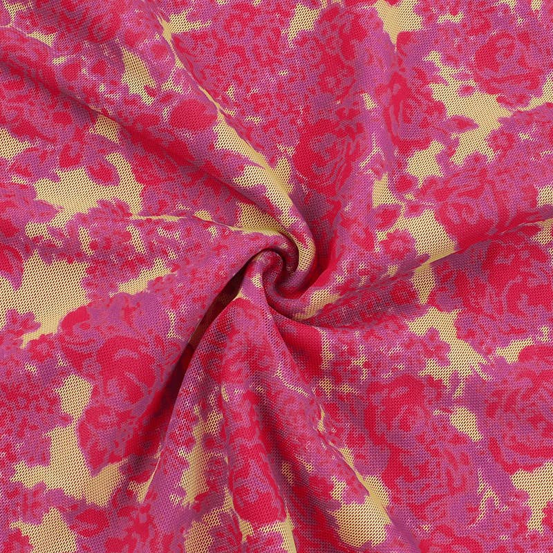 Sexy printed covers buttocks halter short dress