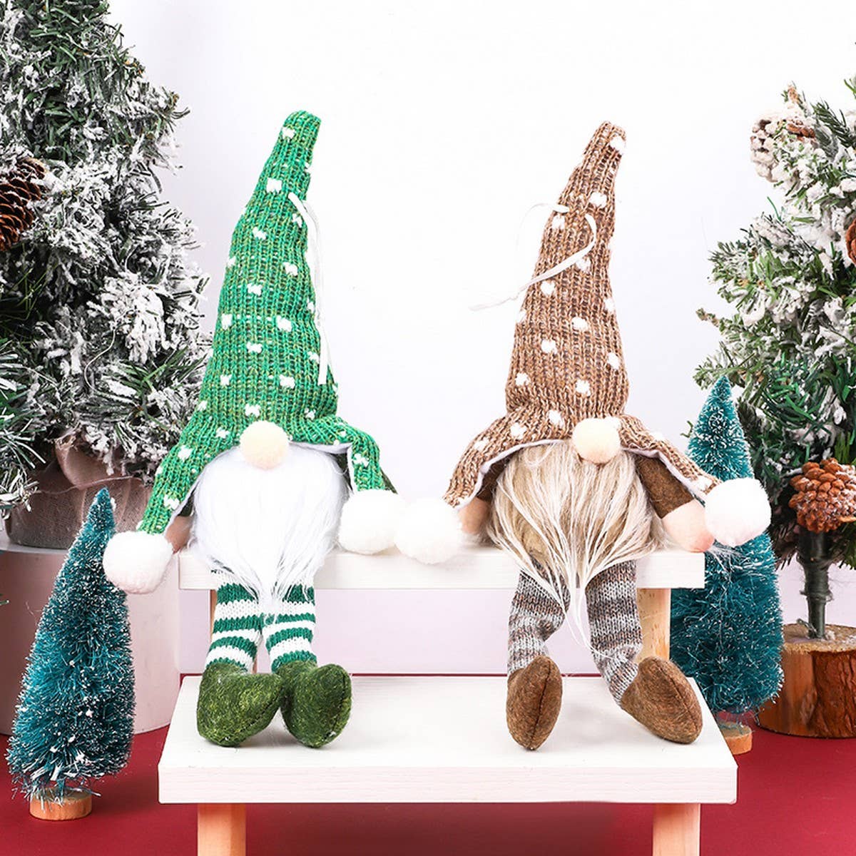 CHRISTMAS DECORATION FOREST OLD MAN FIGURINE