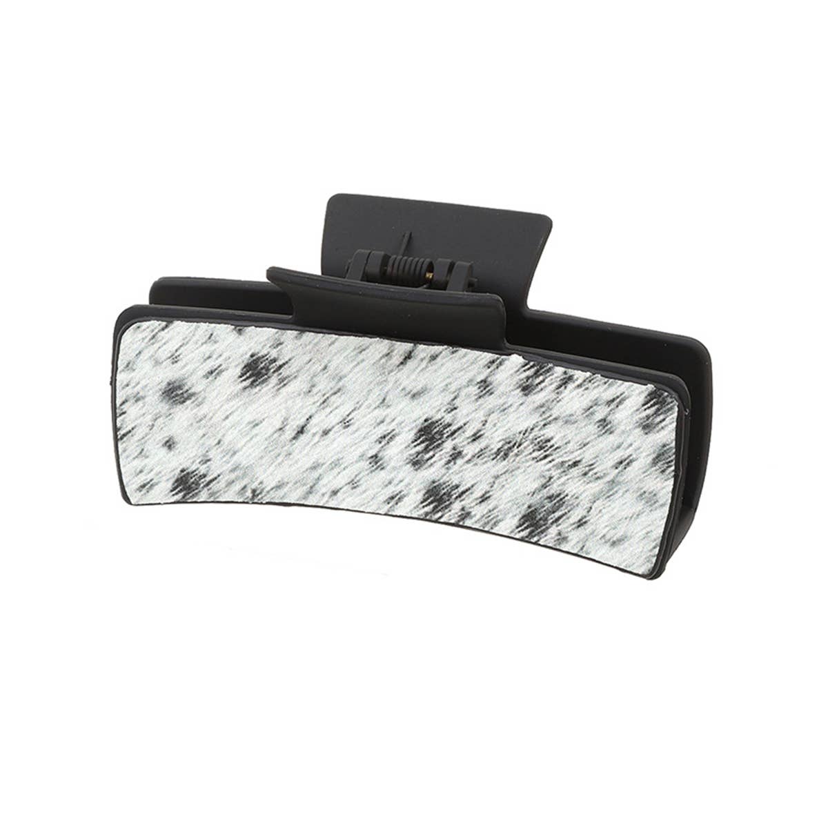 Western Cowgirl Hair Claw - Horsehair Leather Clip_CWAHA0591