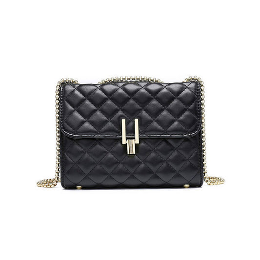 RETRO CHANEL STYLE DIAMOND CHAIN BAG SHOULDER BAG_CWAB2666