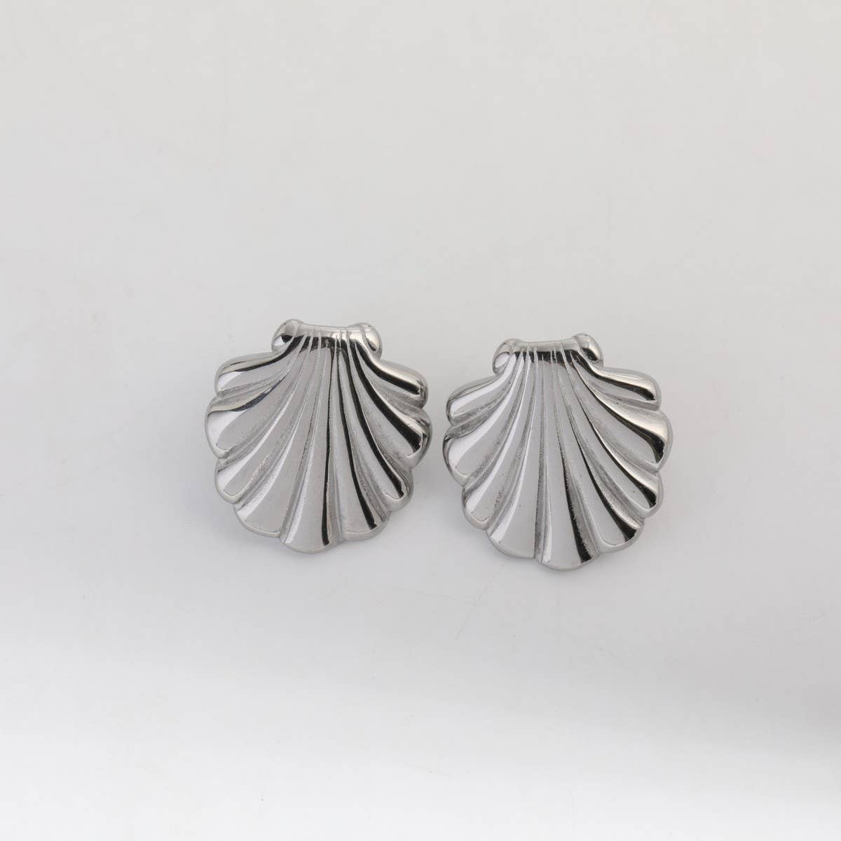 Design stainless steel shell starfish earrings