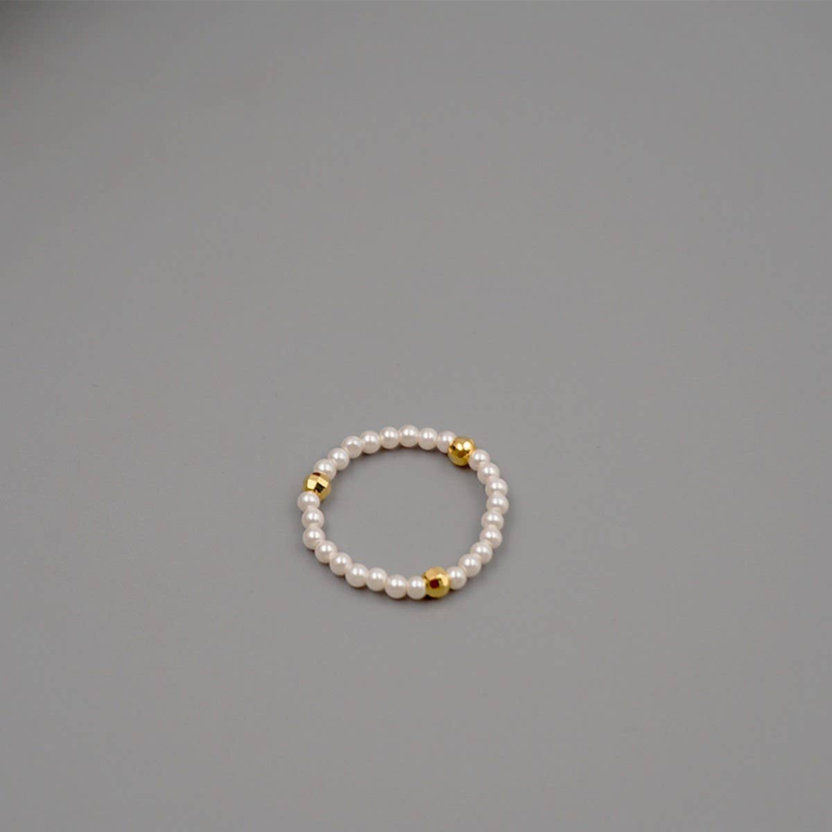 NEW MINI CRYSTAL PEARL RING