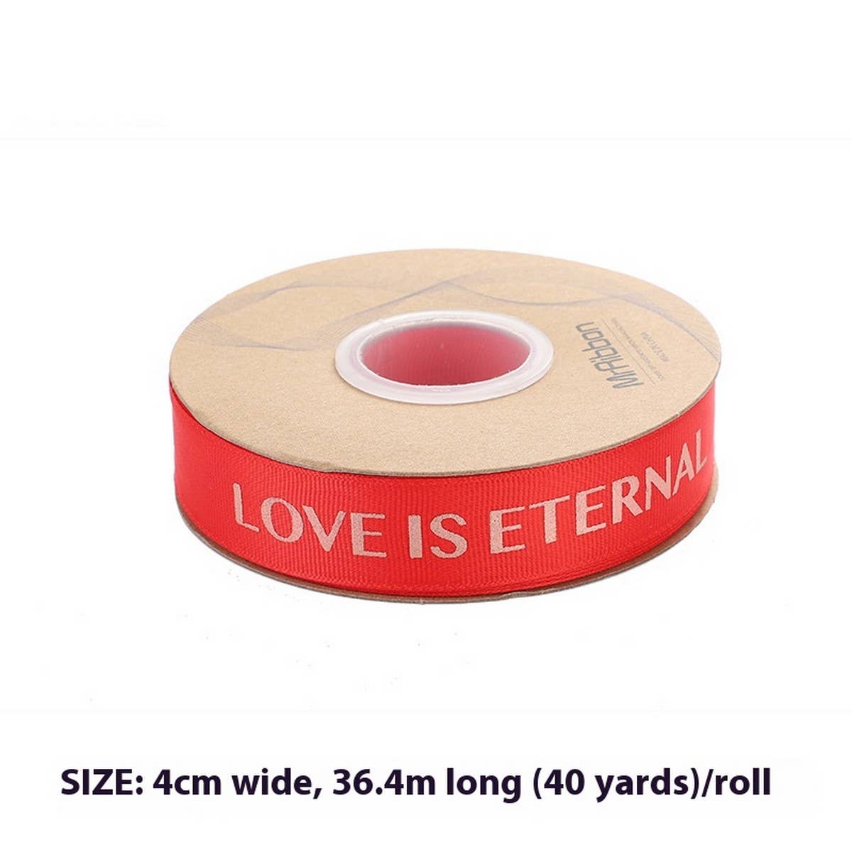 GOLD STAMPED THREADED RIBBON DIY BOW RIBBON