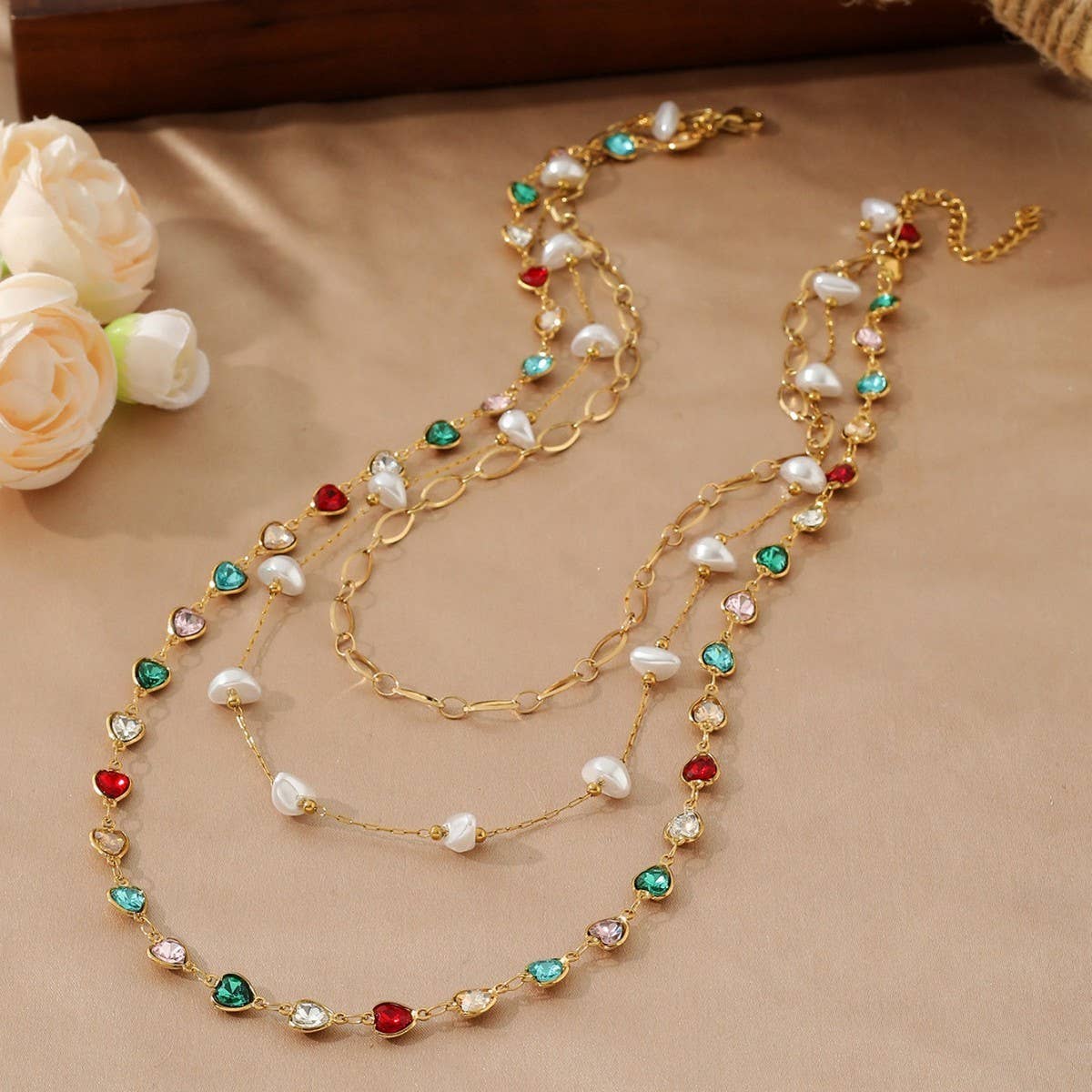 FASHIONABLE TASSEL Y-CHAIN MULTI-LAYER NECKLACE