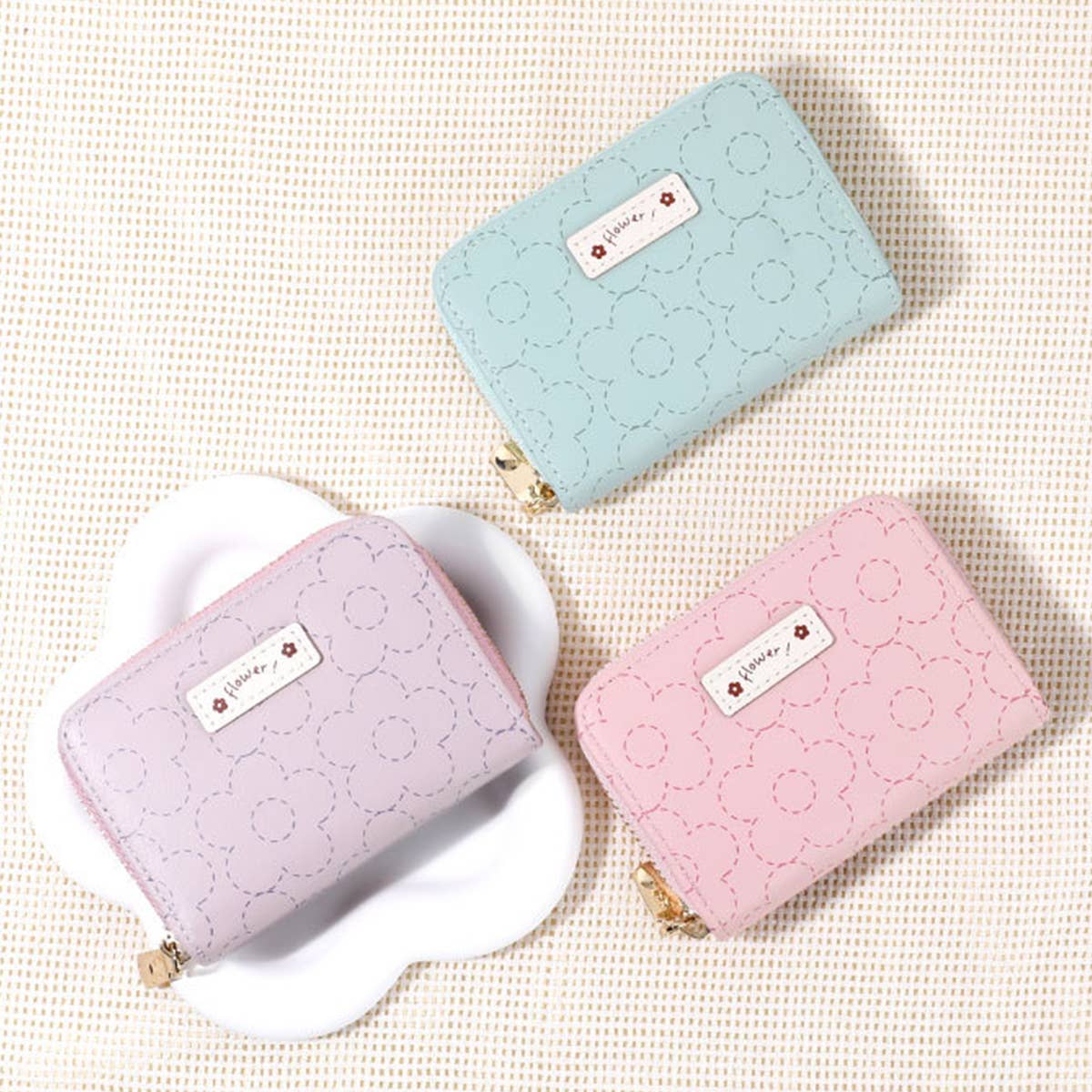 CUTE AND MINIMALIST MULTI LAYER ZIPPERED WALLET_CWAB1664