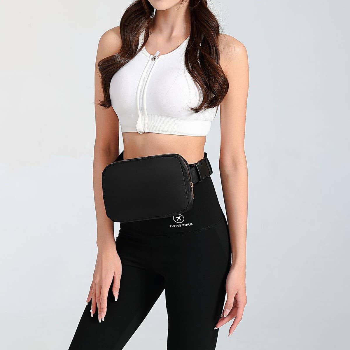 Sport Waist Bag ??Waterproof Nylon Crossbody_CUAB0289