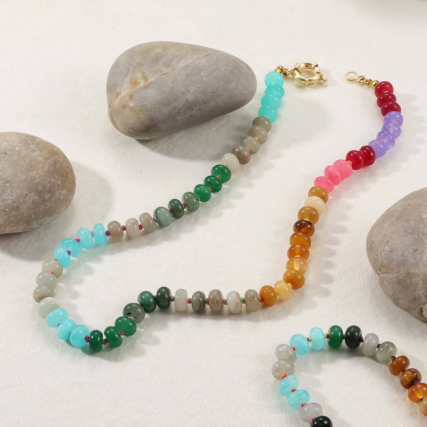 Colored dopamine high-end hand-beaded beads