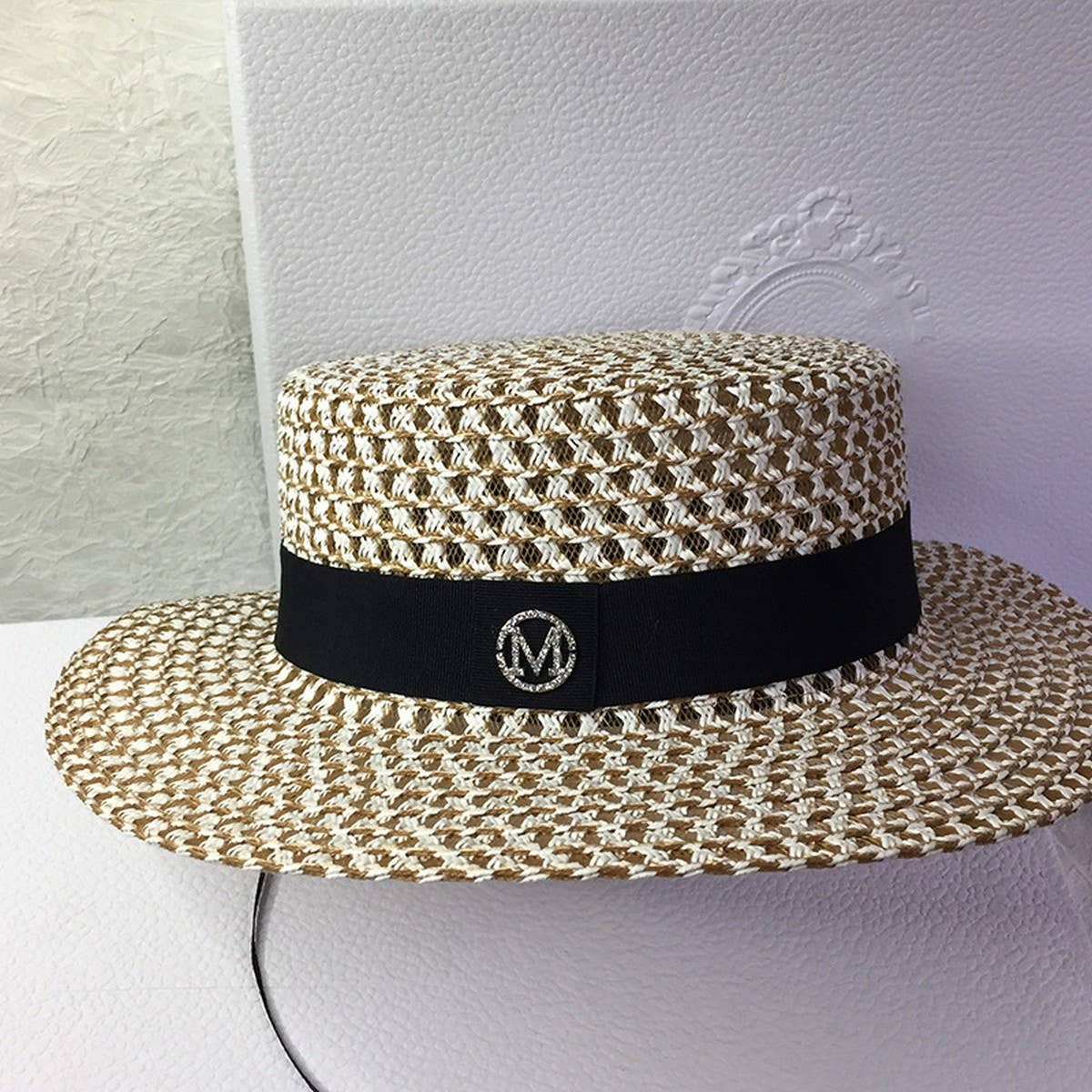 Summer sun protection high-end straw hat_CWAH3395