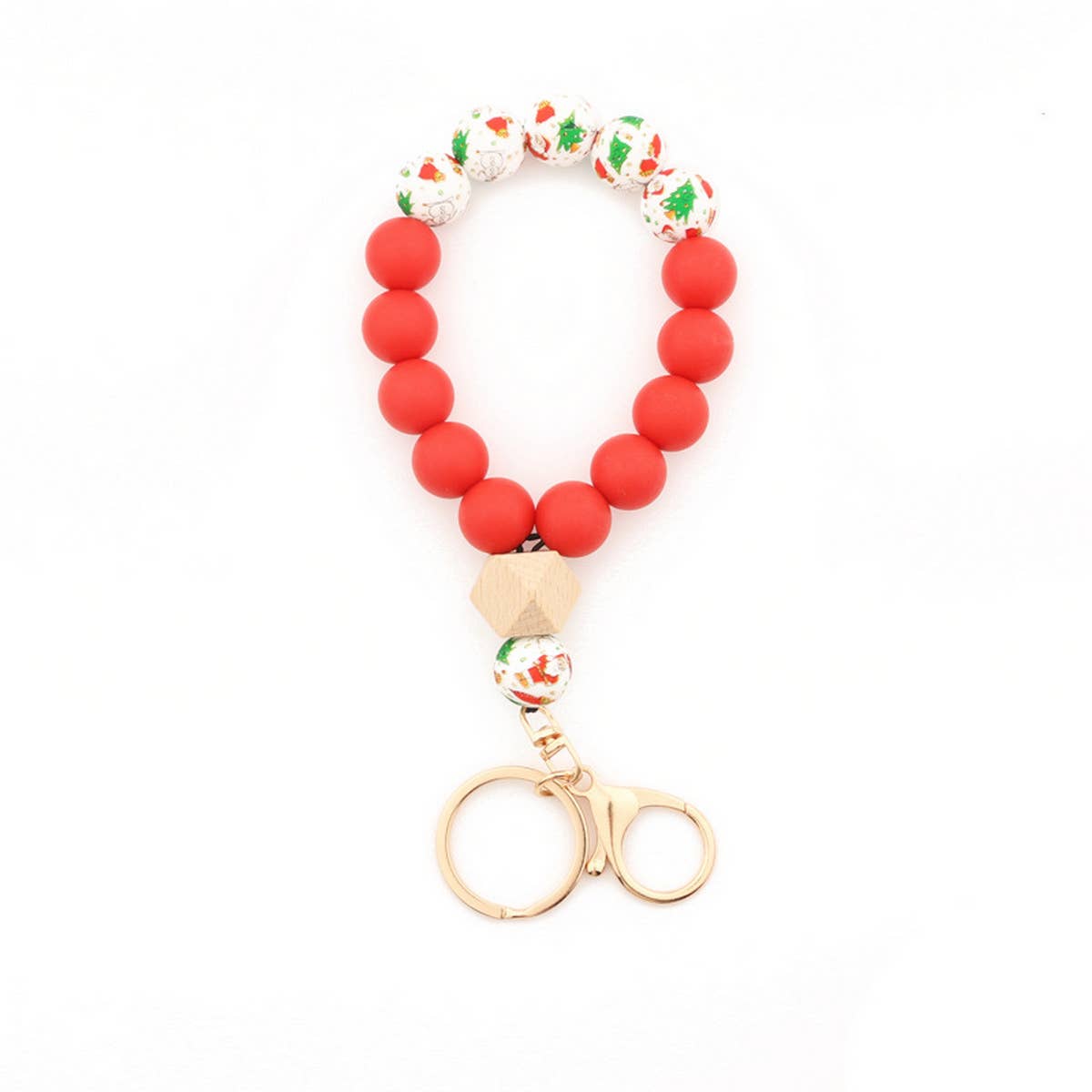NEW CHRISTMAS BRACELET KEY CHAIN