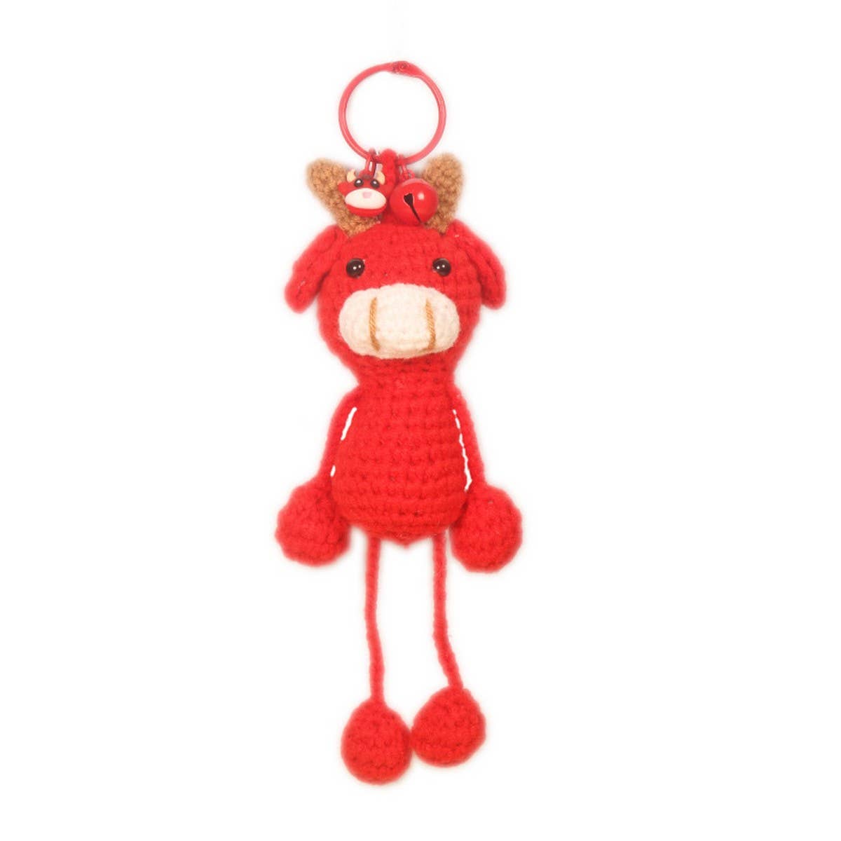 HAND KNITTED FUNNY CARTOON DOLL PENDANT
