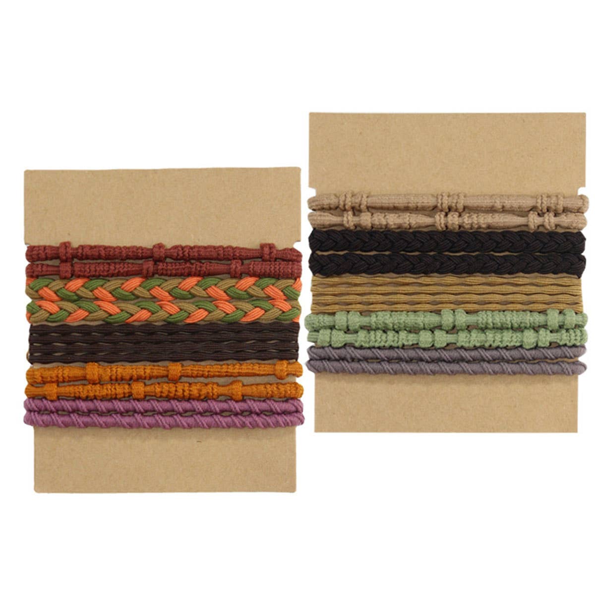 BRAIDED BOHEMIAN CARD HOLDER HAIR SCRUNCHIES_CWAHA5673