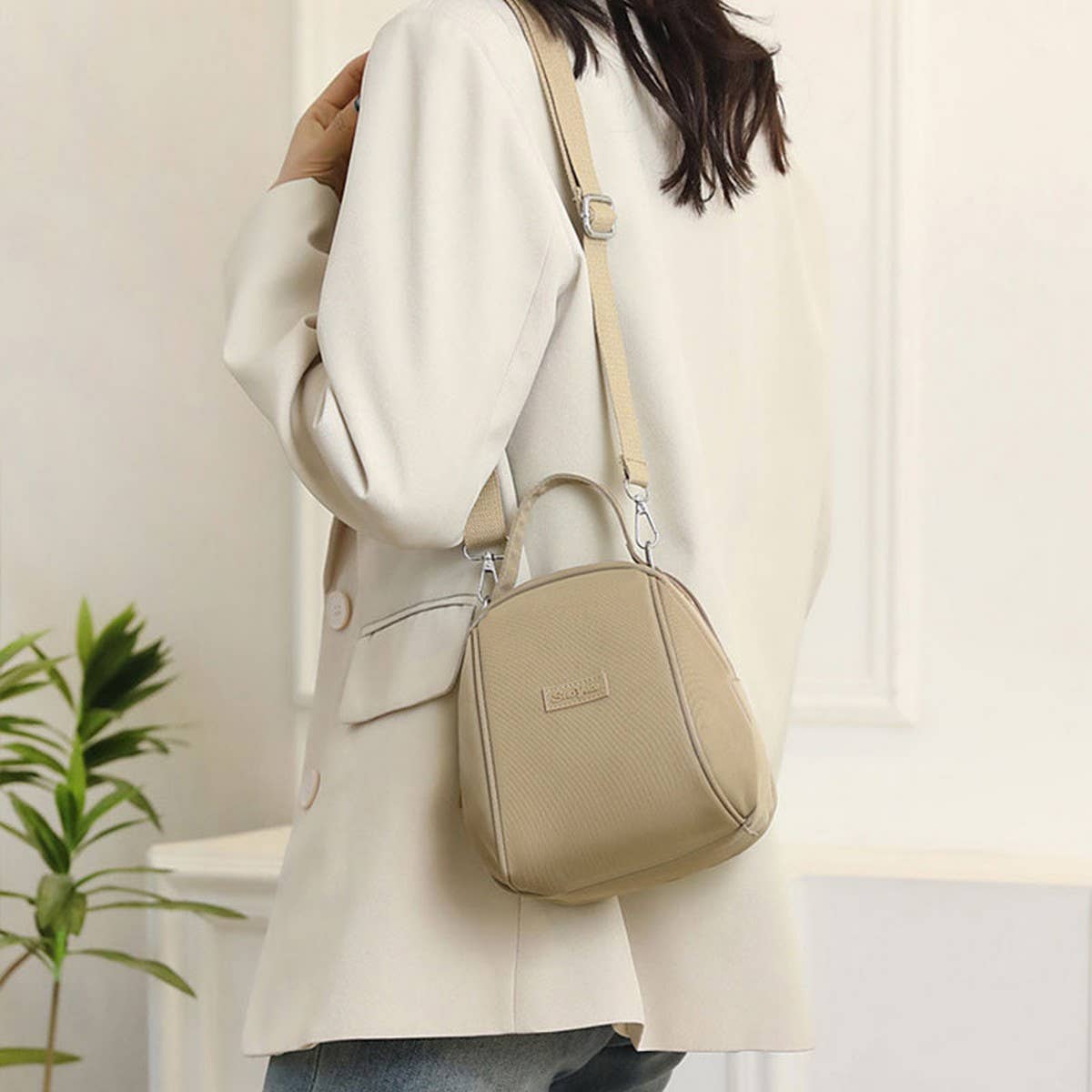 SIMPLE TRENDY FASHION SHOULDER MESSENGER BAG_CWAB3491