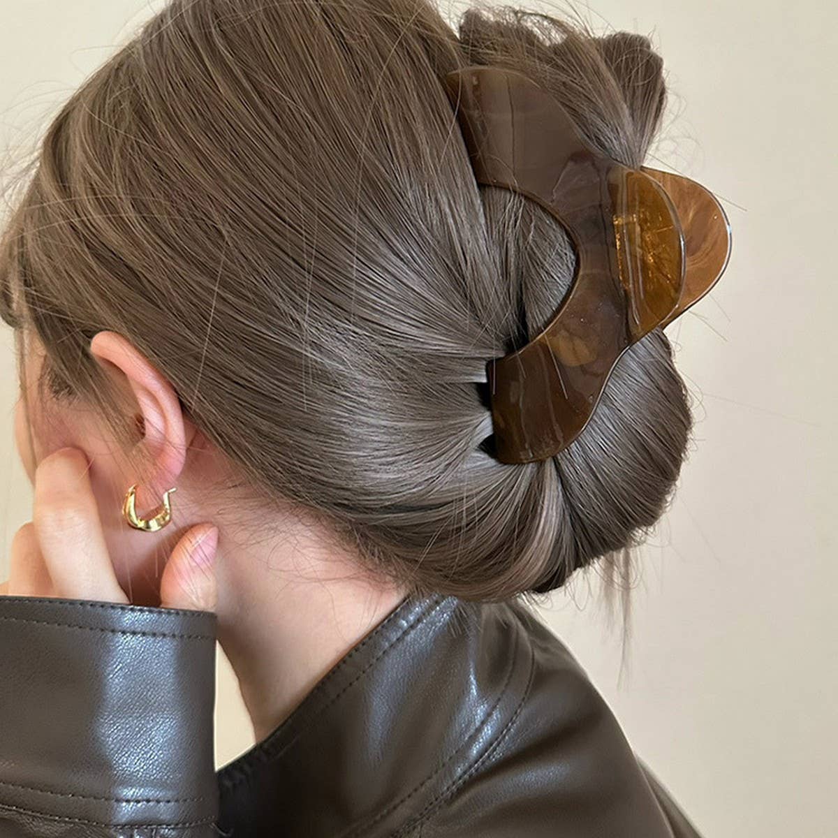 SMALL ARCHED SEMICIRCLE SIMPLE HAIRPIN_CWAHA2373