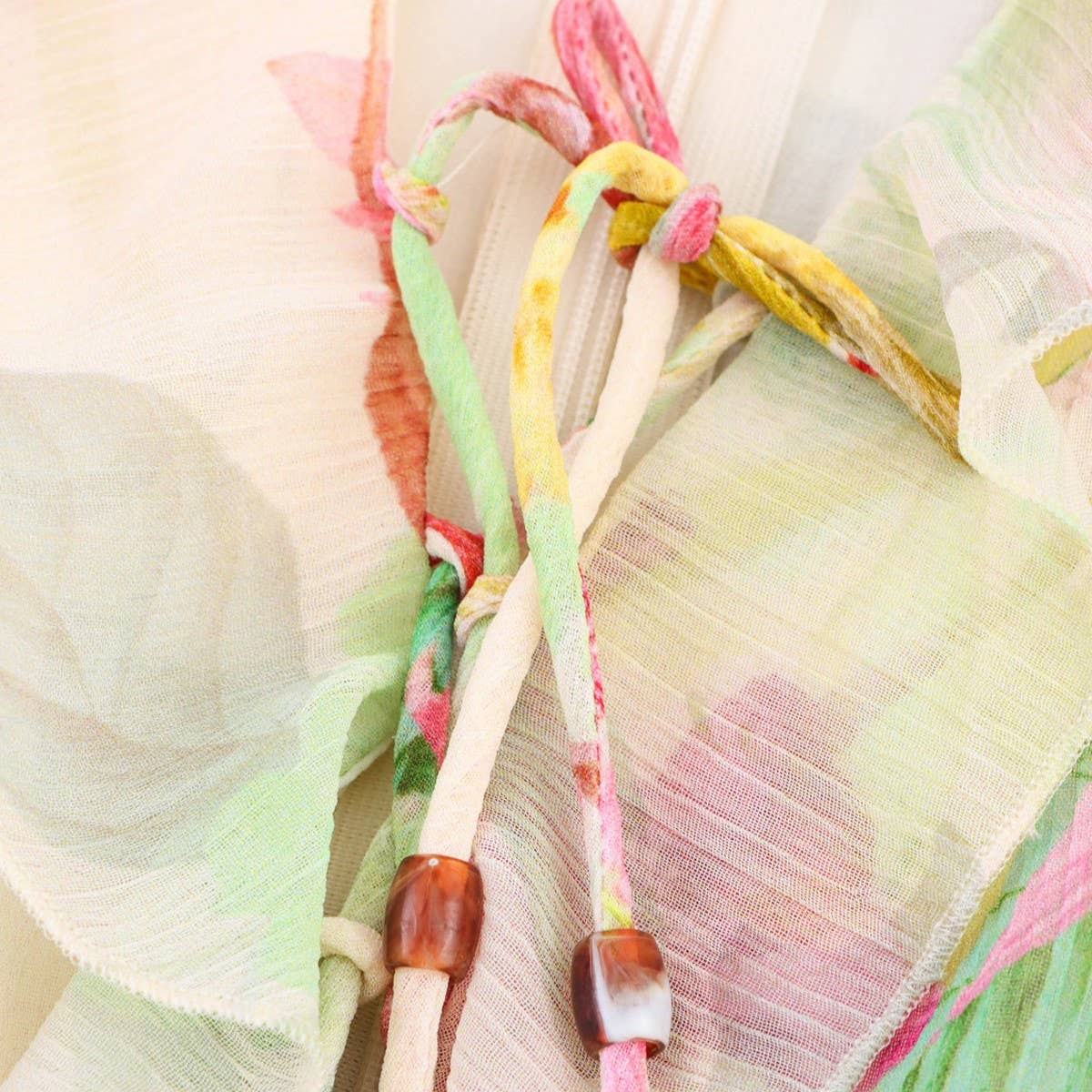 Floral Print Dress with Cutout Detail for Women