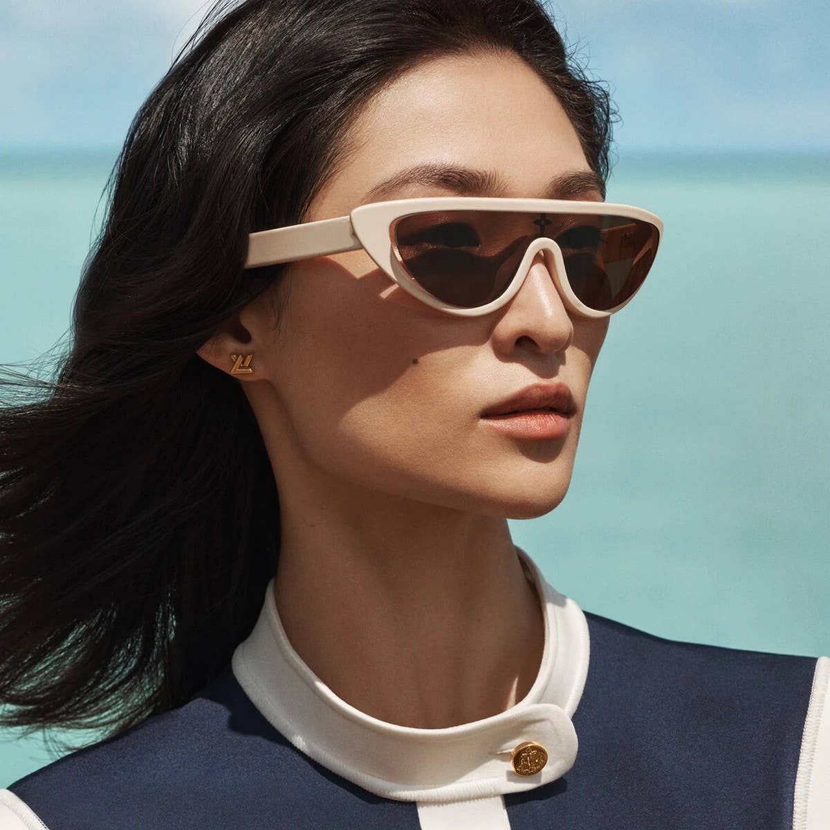 FASHION CAT-EYE PERSONALIZED INTEGRATED SUNGLASSES_CWASG0704