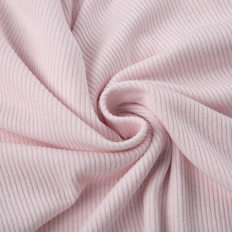 SLIM BOW IRREGULAR LACE PATCHWORK T-SHIRT