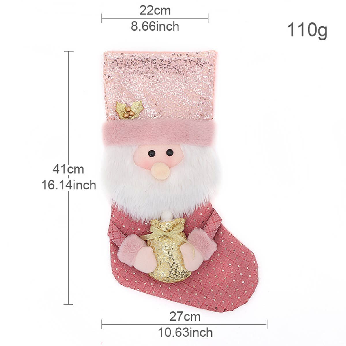 CWMM9404_CHRISTMAS CHILDREN'S CANDY BAG ORNAMENT