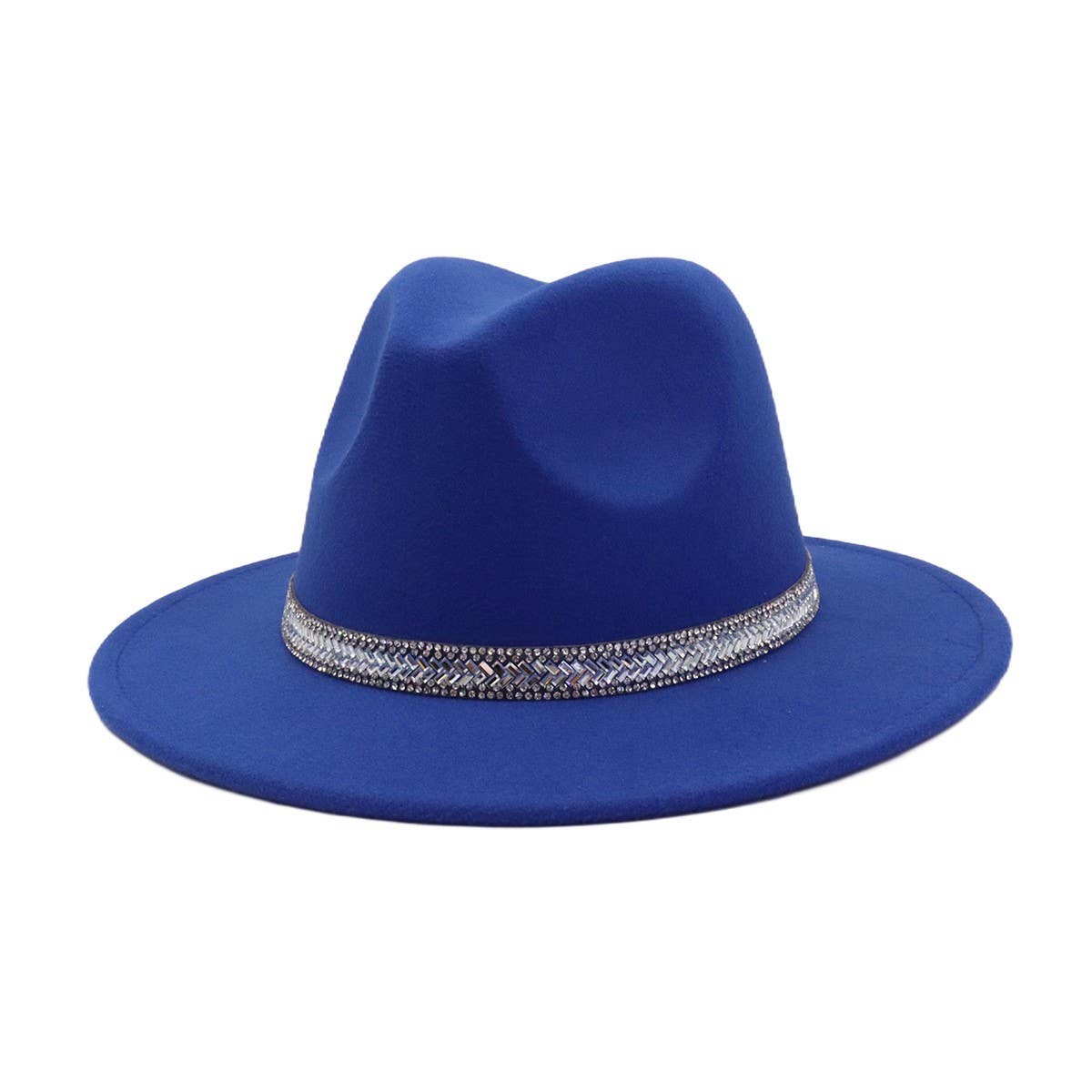 British Style Wool Fedora Hat Unisex Retro Hat_CWAH04391