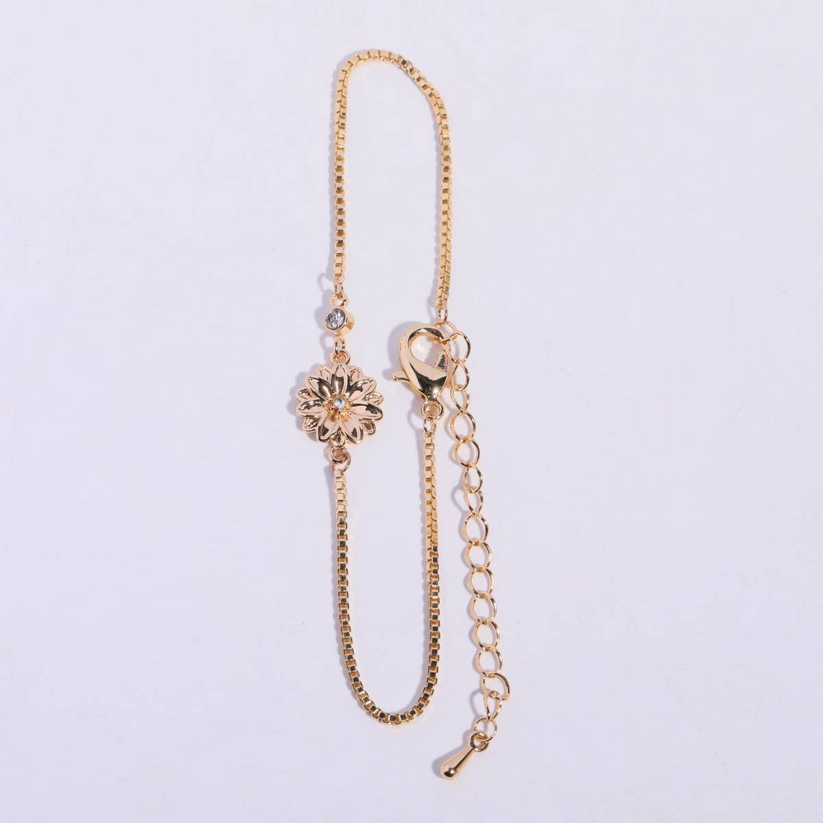 DECEMBER FLOWERBRACELET ZIRCON PENDANT BRACELET