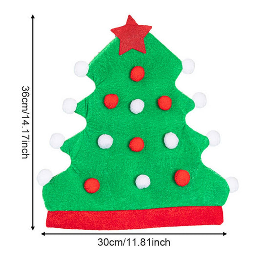 CWAH04587_ELF CHRISTMAS TREE HAT FOR HOLIDAY PARTY DECOR