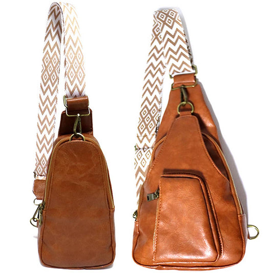 OUTDOOR SPORT TRAVEL RETRO WAIST BAG CROSSBODY BAG_CWAB1402