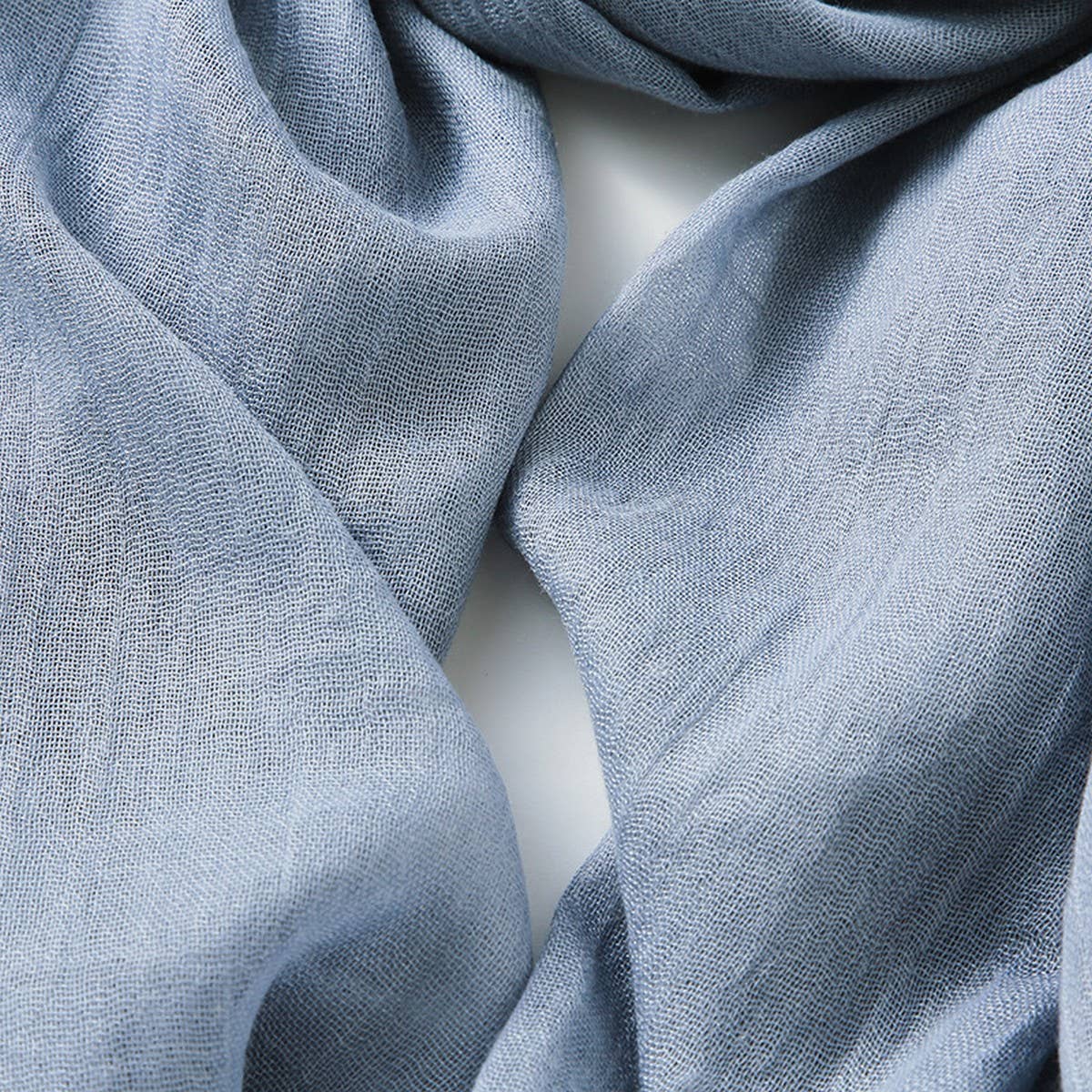 SOLID COLOR LONG LIGHTWEIGHT SCARF WRAP SHAWL_CWASC0204