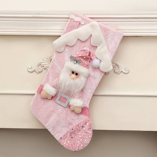 CWMM9400_CHRISTMAS DECORATION SOCKS CHILDREN GIFT BAG