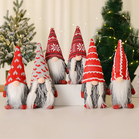 CHRISTMAS DECORATIONS HEART RUDOLPH ORNAMENTS