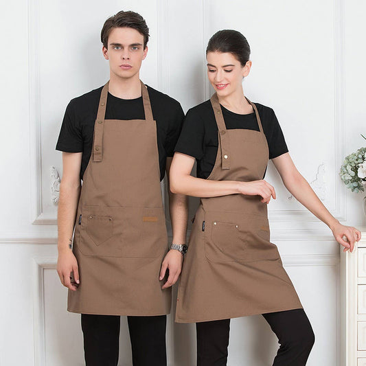CWMM1814_Waterproof Canvas Pocket Working Home Apron