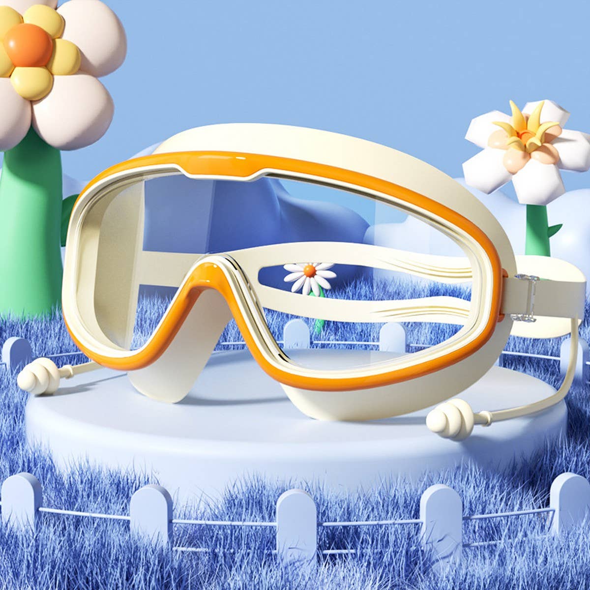 Kids HD Anti-Fog Swim Goggles ? Large & Stylish£ßCWMM6647