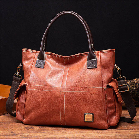 RETRO LARGE CAPACITY HANDBAG DIAGONAL BAG_CWAB0951